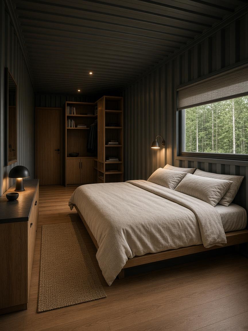 Bedroom Cabin — A quiet room for sleep.