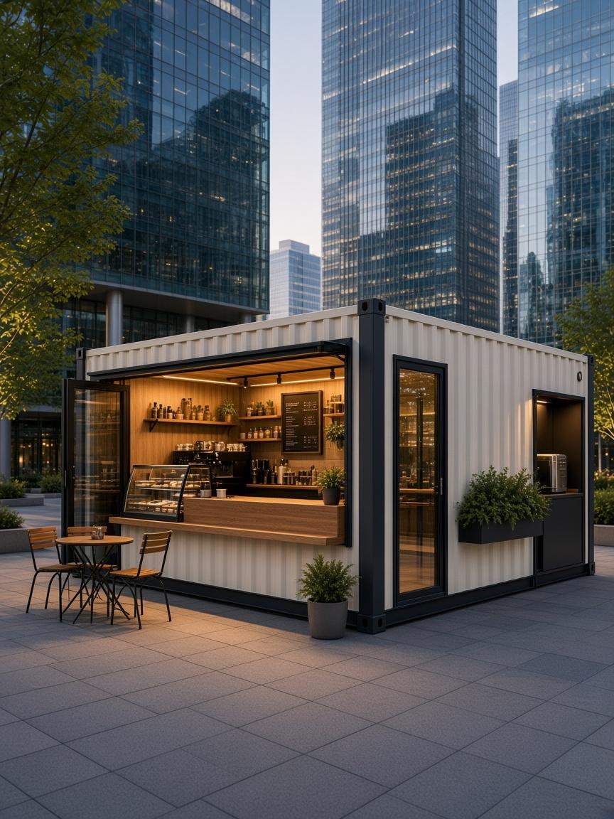 Café 20 — a finished White Cabins space