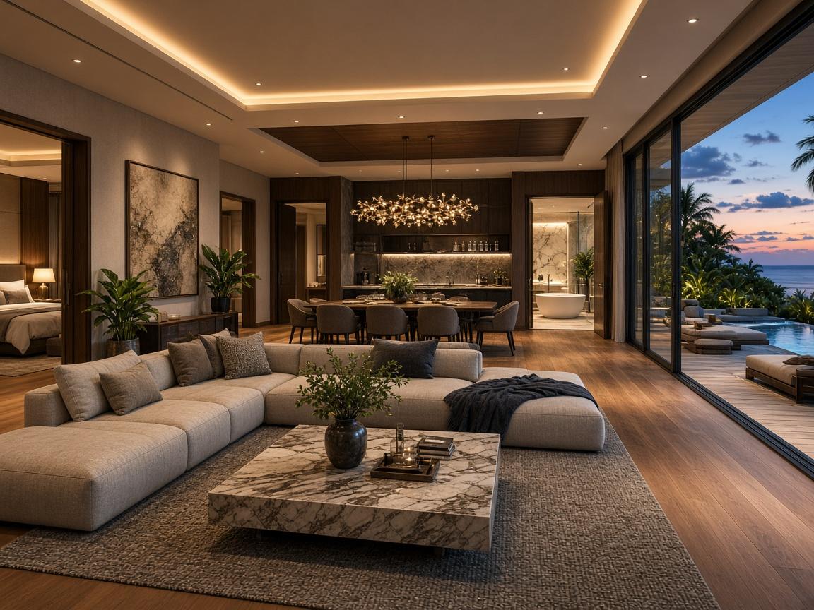 Resort Cabin interior view